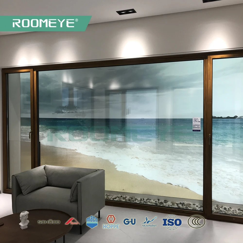 German system aluminum wood window