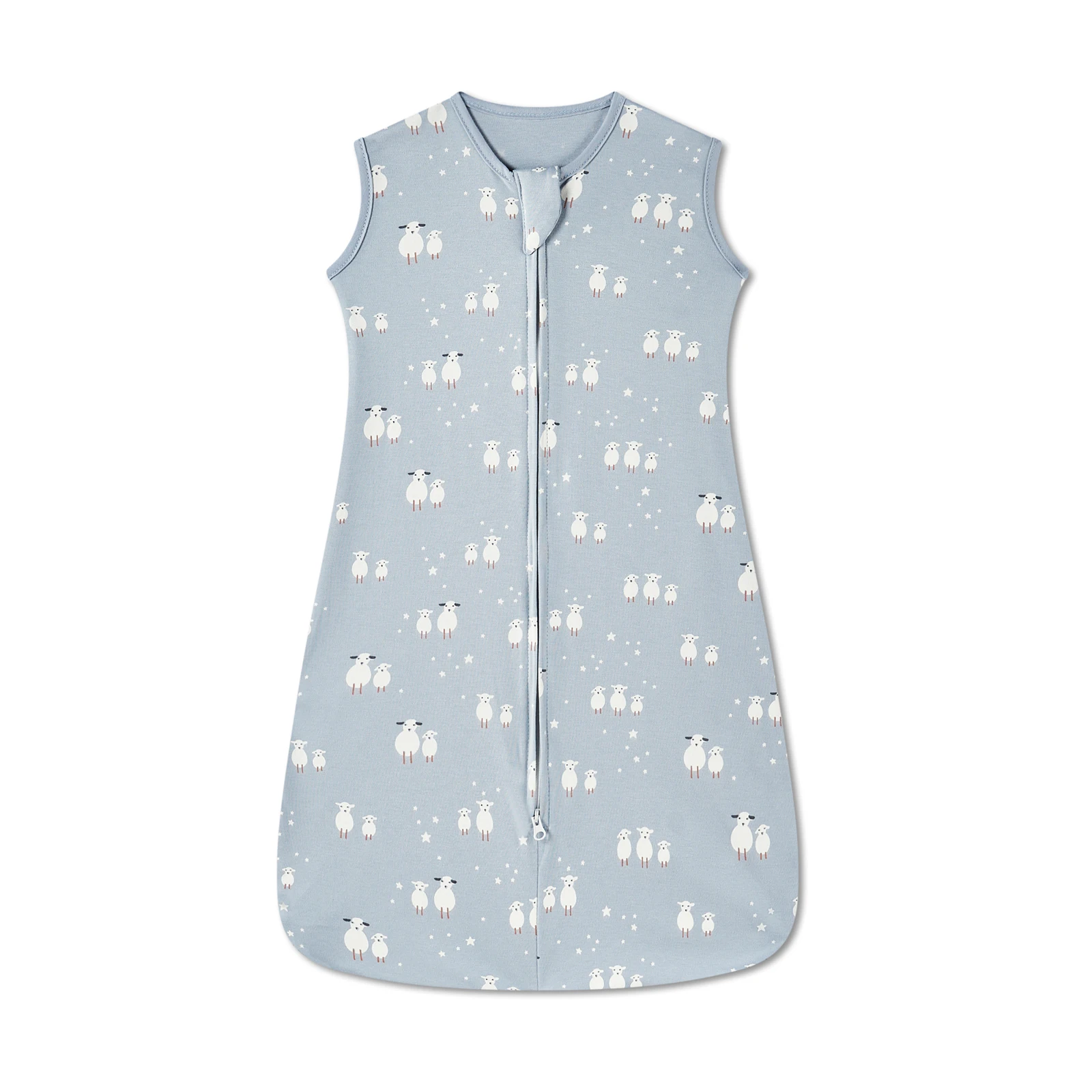 Custom Logo High Quality Adjustable Colorful Wearable Two Way Zipper Side Zipper Baby sleep Sleeping Bag Sack