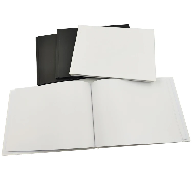 On Demand Customized Printed Guest Book Decorative Hardcover Sublimation Blank Inner Journal Notebook