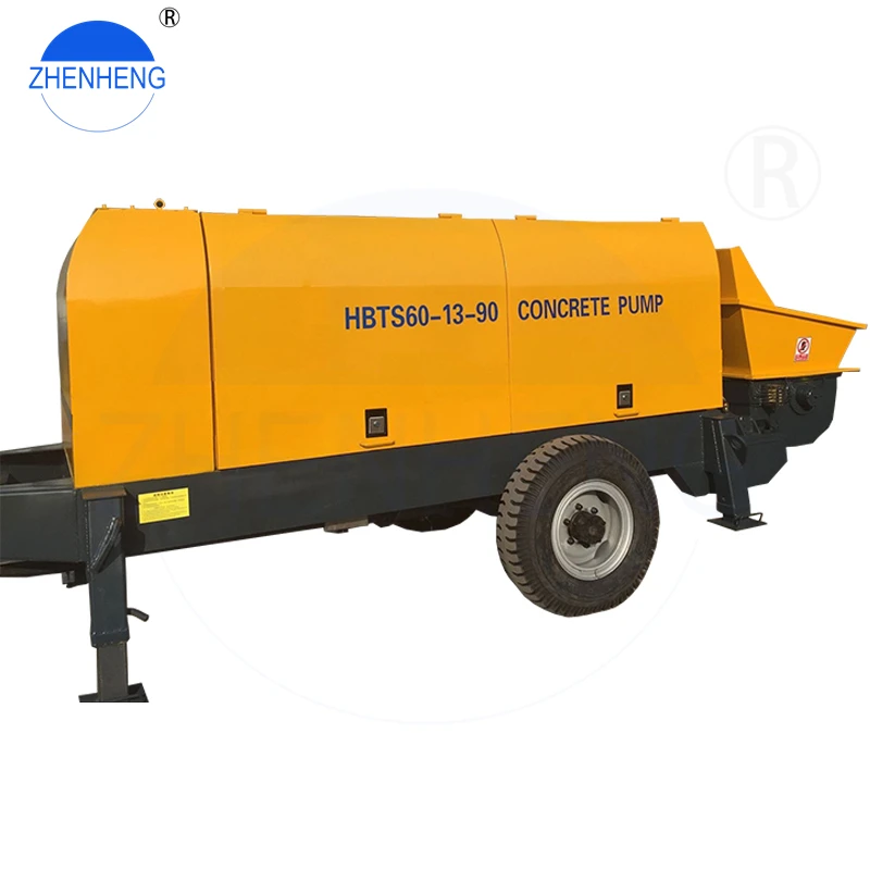 Zhenheng Hbt60 60 M3/H Concrete Pump Electric Power Hbt 50 Readymix Concrete Pump For Sale