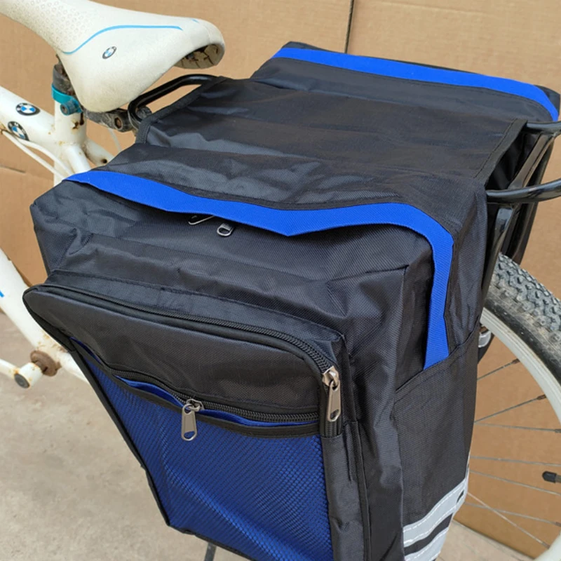 Multi-function Waterproof Mountain Road Bike Rack Rear Bags Seat Tail Carrier Trunk Double Panniers Bike Saddle Bag
