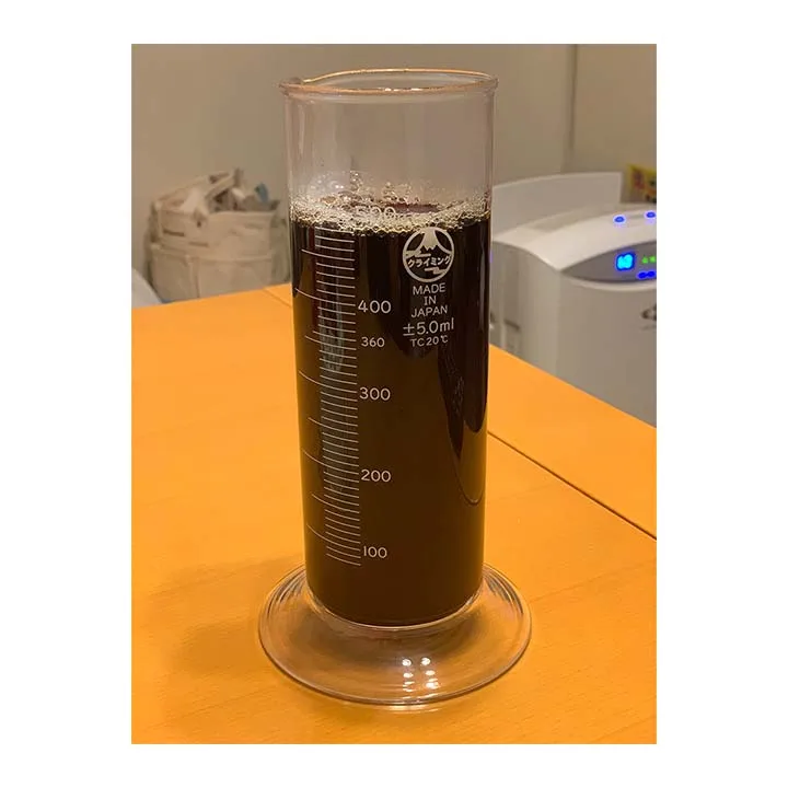 OEM higher accuracy clear short form graduated glass cylinder