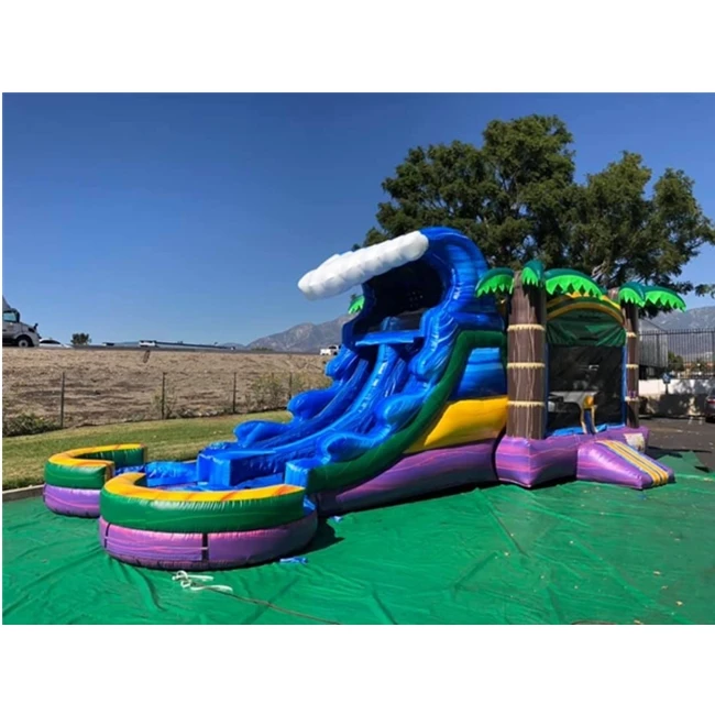 Kids Outdoor Playground Inflatable Bouncer Slide Bouncer Jumping Castle Commercial Slide Inflatable Bouncer & Slide