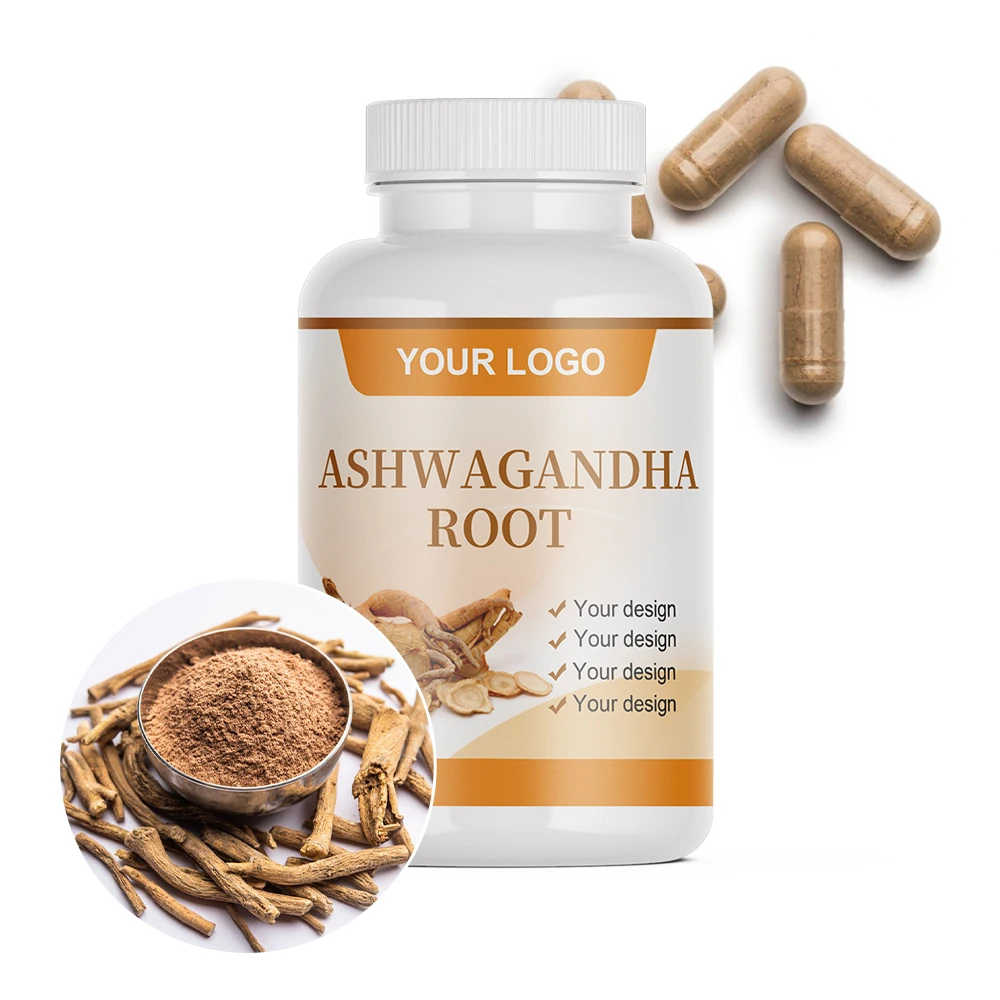 Частная Марка оптовые цены дополнительные экстракты веганские капсулы с экстрактом корня ашваганды