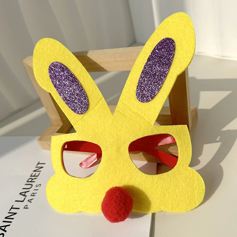 Children Easter Bunny Glasses Easter Chicken EggRabbit Eyeglass Frame party decoration lovely funny photo props party Eyeglasses