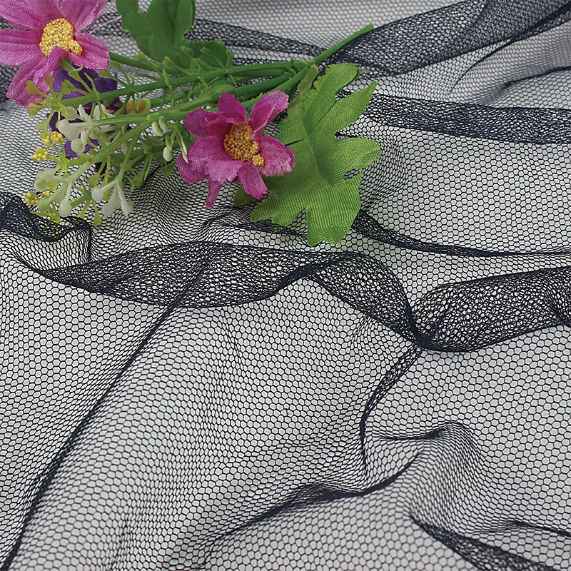 100% polyester Tulle Fabric tablecloth DIY mesh tulle net TUTU dress tulle mesh fabric for wedding