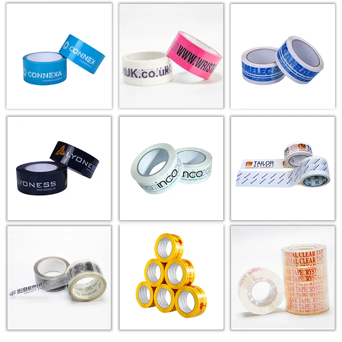 Custom Print Branding LOGO BOPP PVC adhesive paper film promotion Solution Packing Tape for Box Sealing
