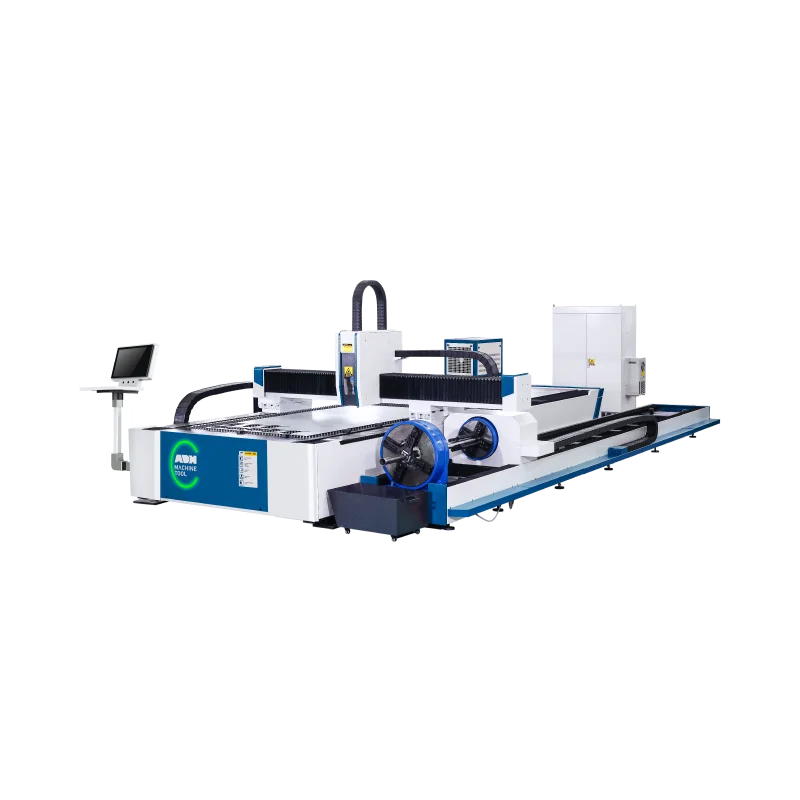 ADH 3015 4015 4020 6015 6020 6025 8025 10025 12025  Plate And Tube Integrated Fiber Laser Cutting Machine -