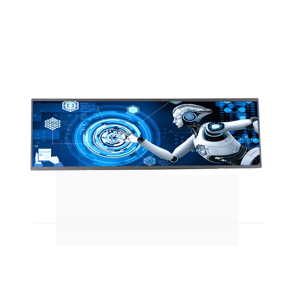 High brightness 29 inch advertising shelf display 1920(RGB)*540 resolution industrial DV290FBM-N10 29 inch stretch lcd display
