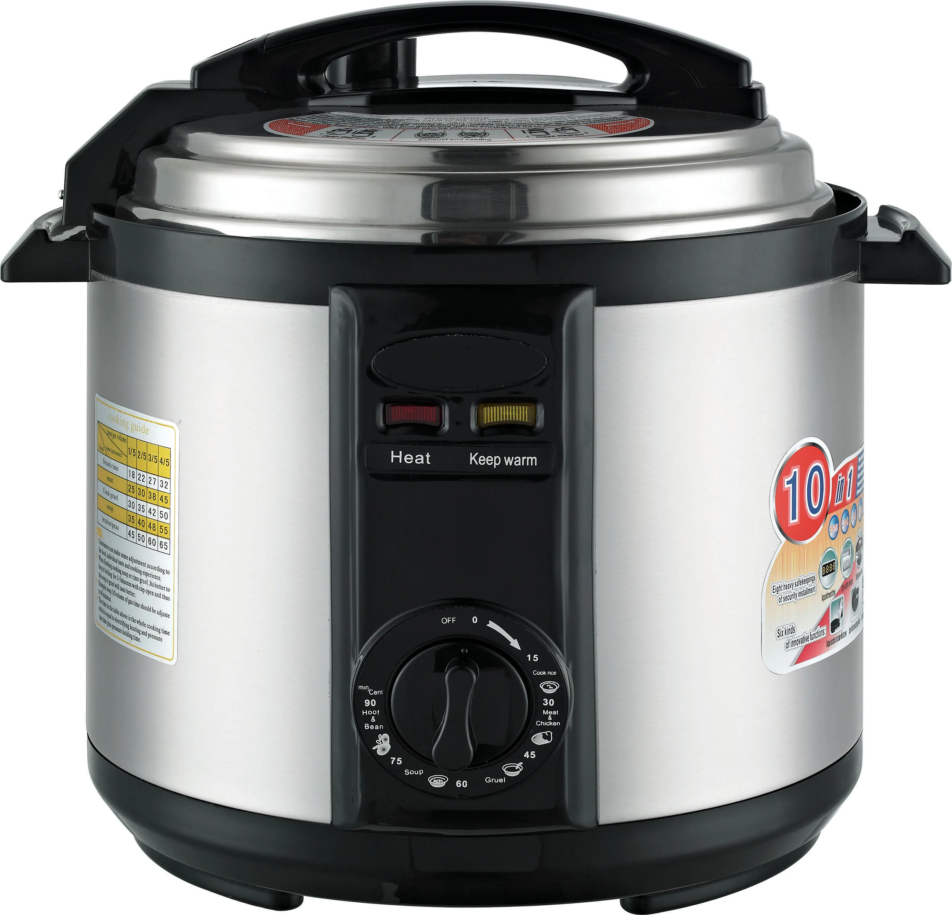 new arrival electric pressure cooker high-powered pressure cooker with capacity 6 L 8 L 10 L