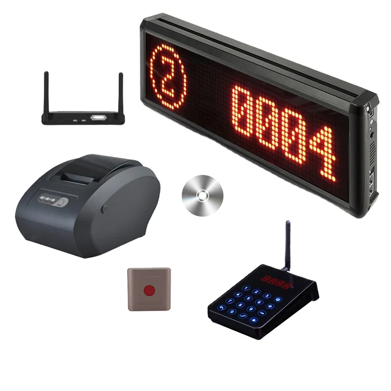 
 Система вызова банков, система управления киоском, светодиодный дисплей, устройство для вызова ресторана, беспроводное управление  