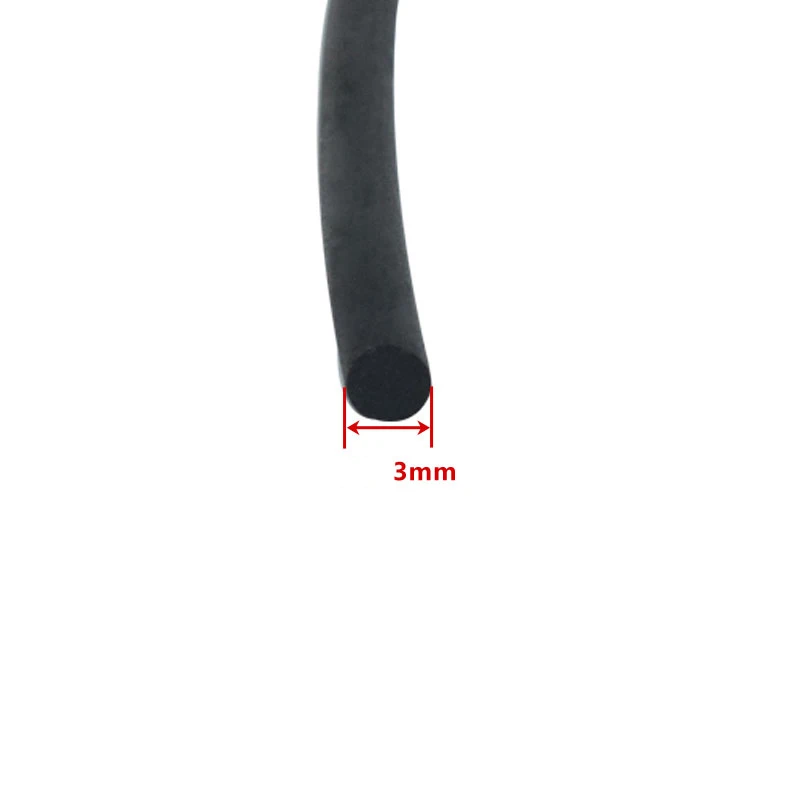 O-shaped anti-collision sound and vibration damping rubber neoprene oil-resistant dense round stick