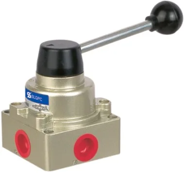 Pneumatic Hand Draw Valve 4R210-08 pneumatic hand pull valve for pneumatic pipe line