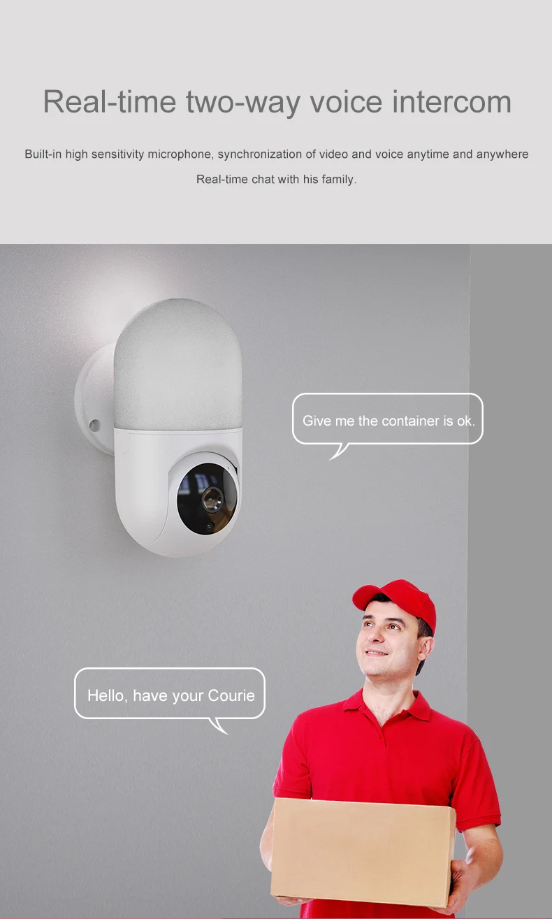 HD 1080p with Yoosee APP night vision motion detection cloud storage home security wifi camera