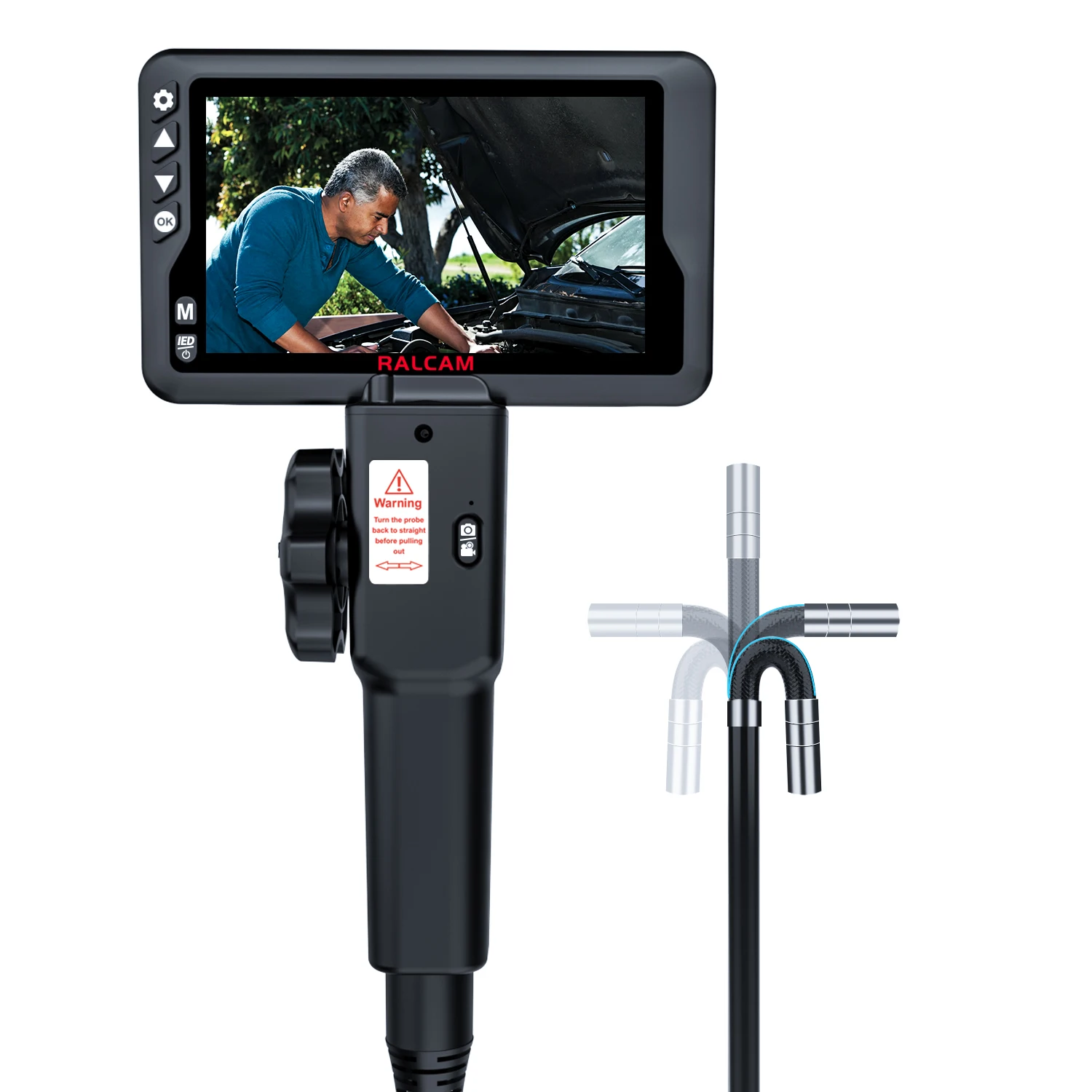 Popular Ralcam 8.5Mm 2M camera Hd With 4.5Inch Ips Videoscope Industrial Borescope
