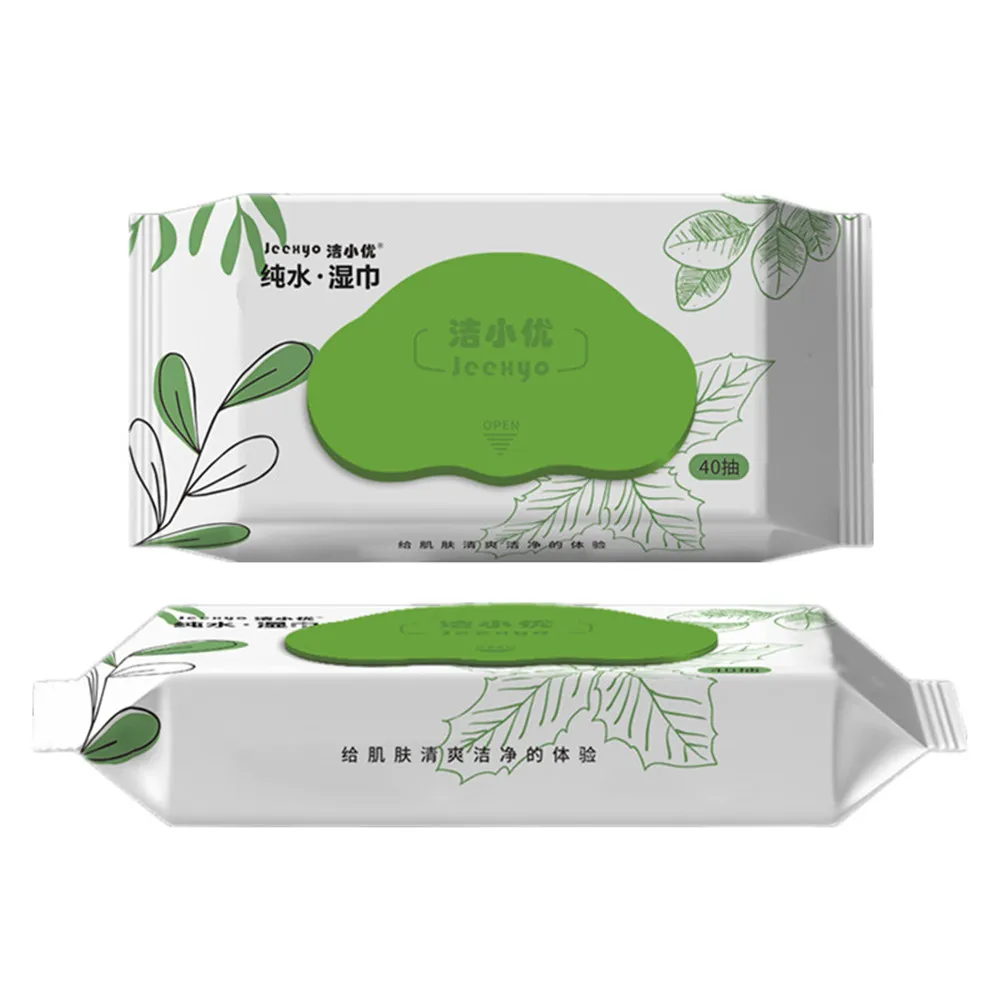 Daily Use Eco-friendly Pure Water Wipes Soft Wet Cleaning Paper Wipes for All Groups Household Cleaning wipes