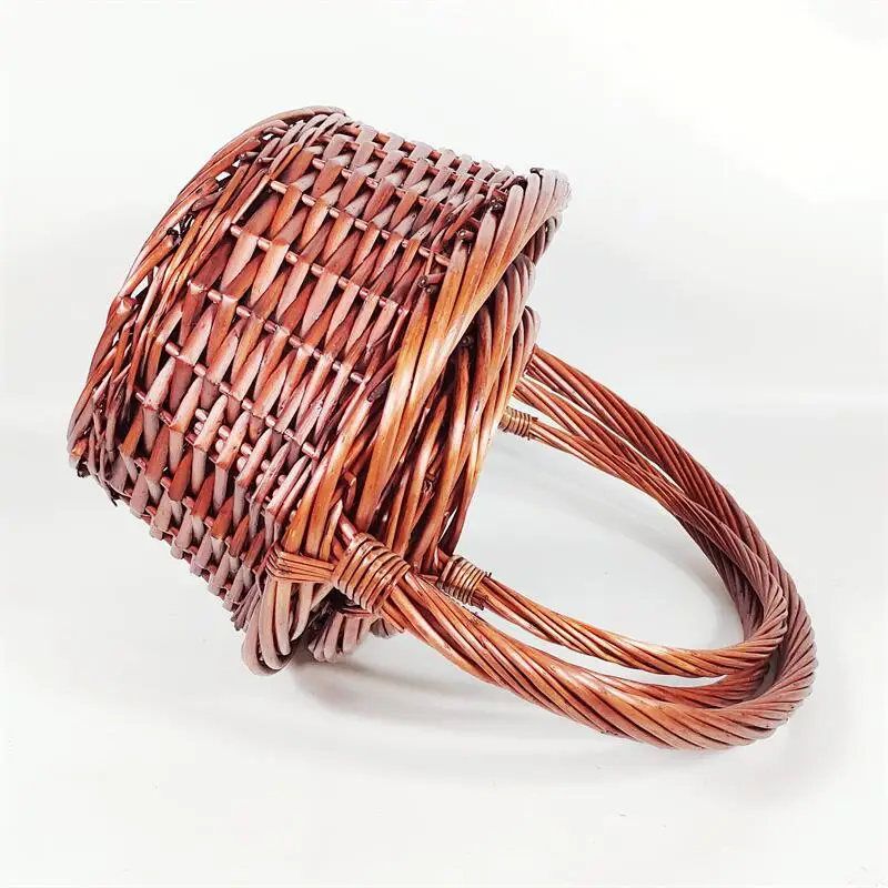 High Quality Hand Woven  Wicker Basket for Gift Basket Storage Basket for Home Decoration