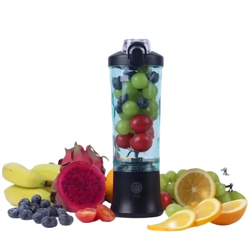 Wholesale 7.4V Food Grade Orange Juicer 600ML Blender Smoothies Handles 22000 rpm Portable Blenders Small Kitchen Blenders