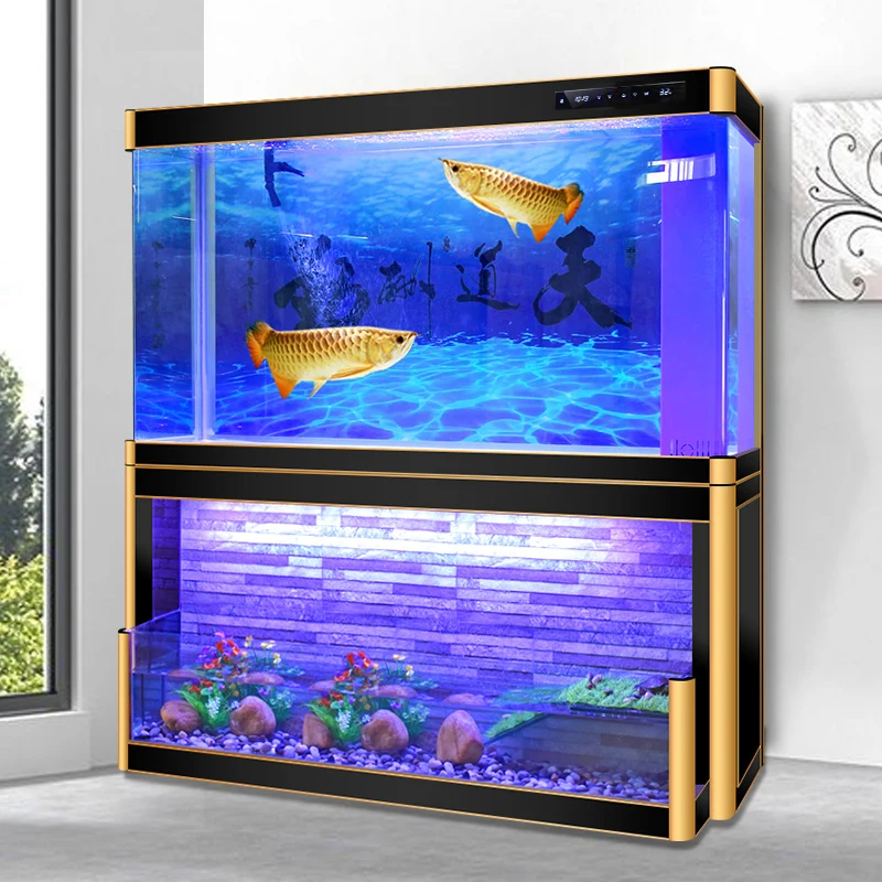 High Quality Transparent Visible Fiberglass Aquariums Accessories Fish Tank