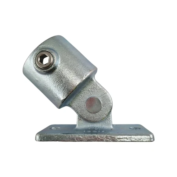 Galvanized key clamp fitting Swivel Base Flange for Pipe D48.3mm