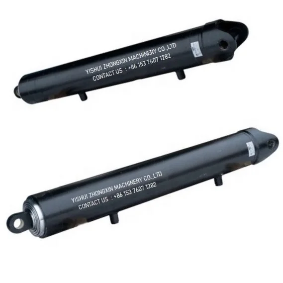 HYVA  type FE/FEE front-end  telescopic hydraulic cylinder for dump body  with piston eye ,bottom eye & Pin