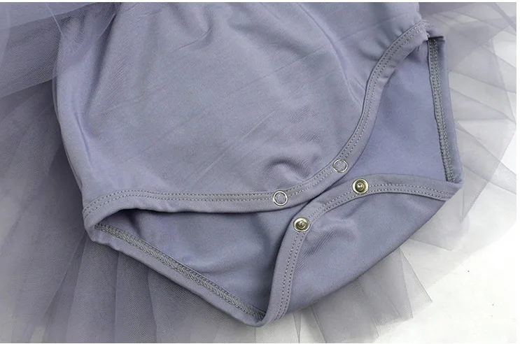 Custom logo Factory supply customized plain color Long Sleeves Ballerina Dancewear Kids Girls Ballet Dance Tutu Leotards