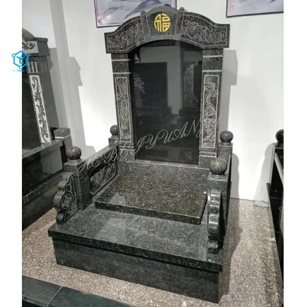 YUANJU Russian gravestones High end cemetery gravestones Customized family gravestones