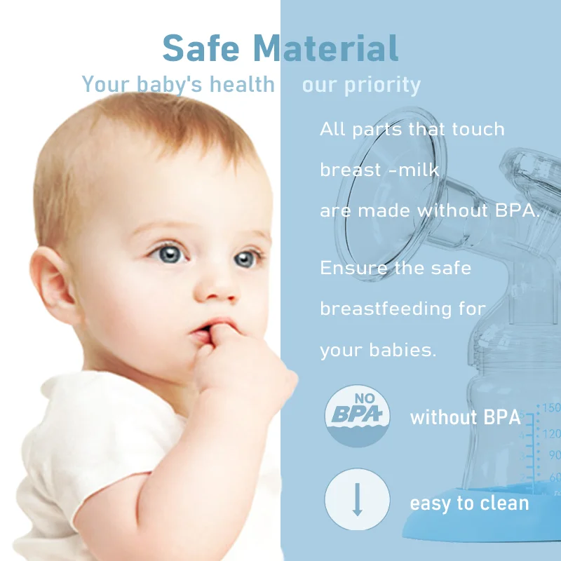 Portable Electric Breast Pump breast milking machine for woman breast milk collector for breastfeeding