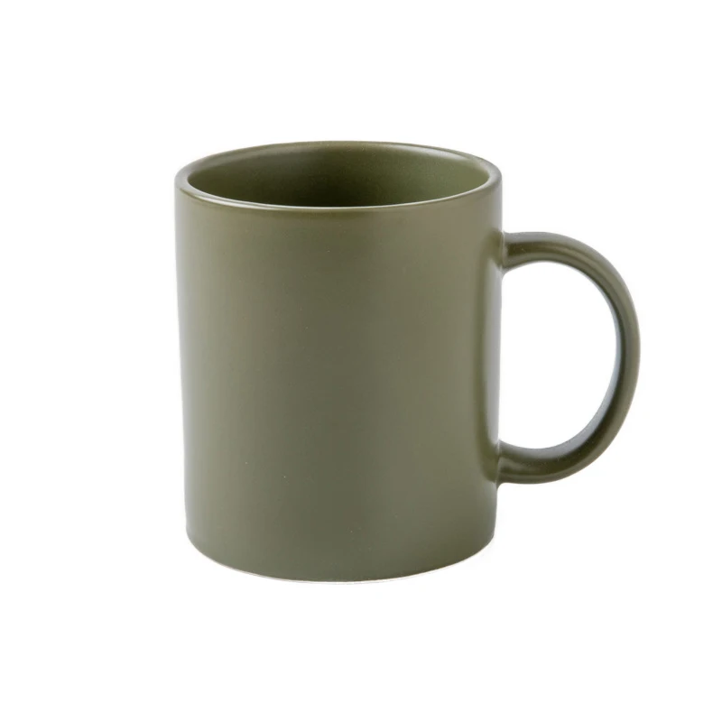 Matte Finish Mug Creative Ceramic Coffee Cup Ideal for Advertising and Gifting Logo Engraving Available