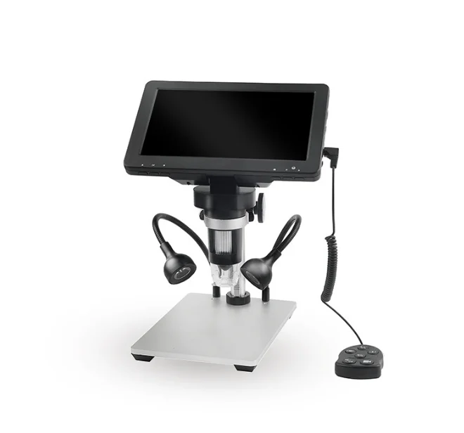 Цифровой микроскоп HD 7 дюймов 1200X микроскоп со светодиодной подсветкой