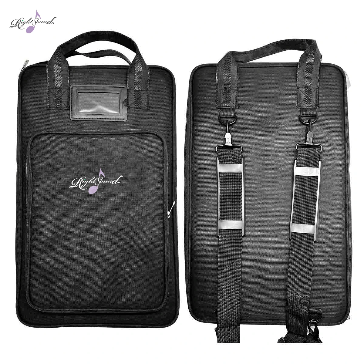 Wholesale Drum Stick Bag Upgraded and thickened Black Gig Bag with Double shoulder straps Supplied by professional factory