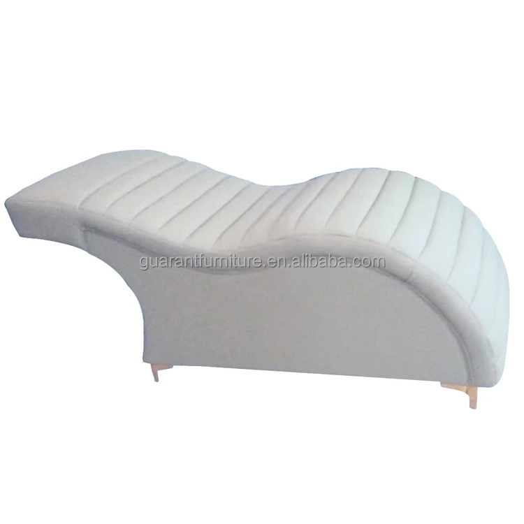 Luxury curved lash bed eye lash curved bed white leather lash bed