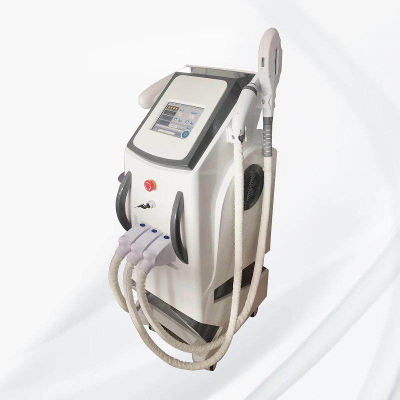 Professional 3 in1 multifunctional  IPL ND YAG RF Hair Removal Machine Skin Rejuvenation tattoo removal RF