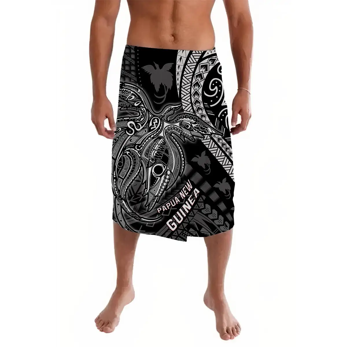 Papua New Guinea Lavalava Island Ie Faitaga Polynesian Fashion Tribal Clothing Drop Shipping Sulu Siva Samoa Men Lava Ie Faitaga