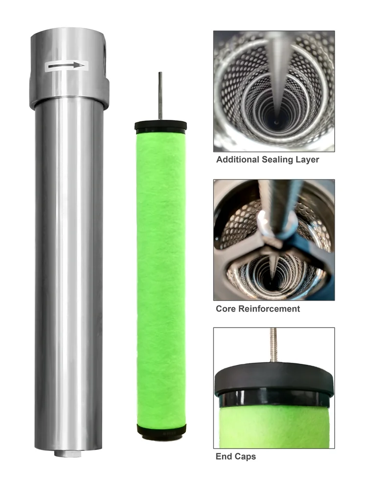 Sunwin 40bar Air Filter for 7.5kw Air Compressor