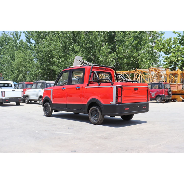 KEYU New Mini Pickup Truck 4 Doors 4 Wheel Drive Car Delivery Cargo electric vehicle