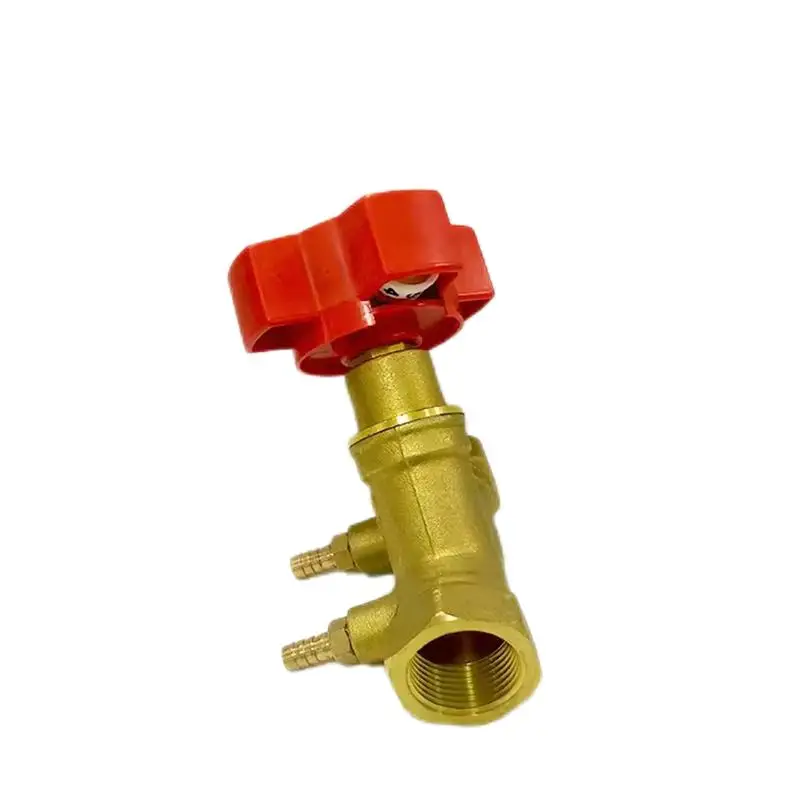 Brass Regulating Pressure Flow Meter Valve Industrial Static Balancing Valves Manual Flow Control Brass Forged Balance Valve