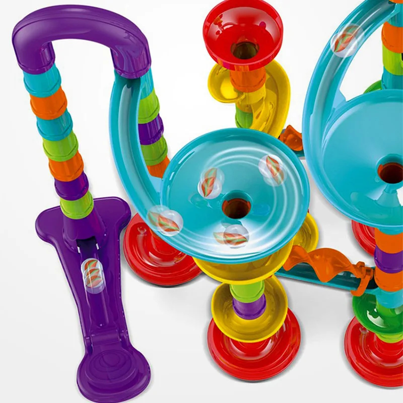 Hot selling Marble Run Toy Set 142 pcs Pack Educational Toys For Kids Marble Run Building Blocks