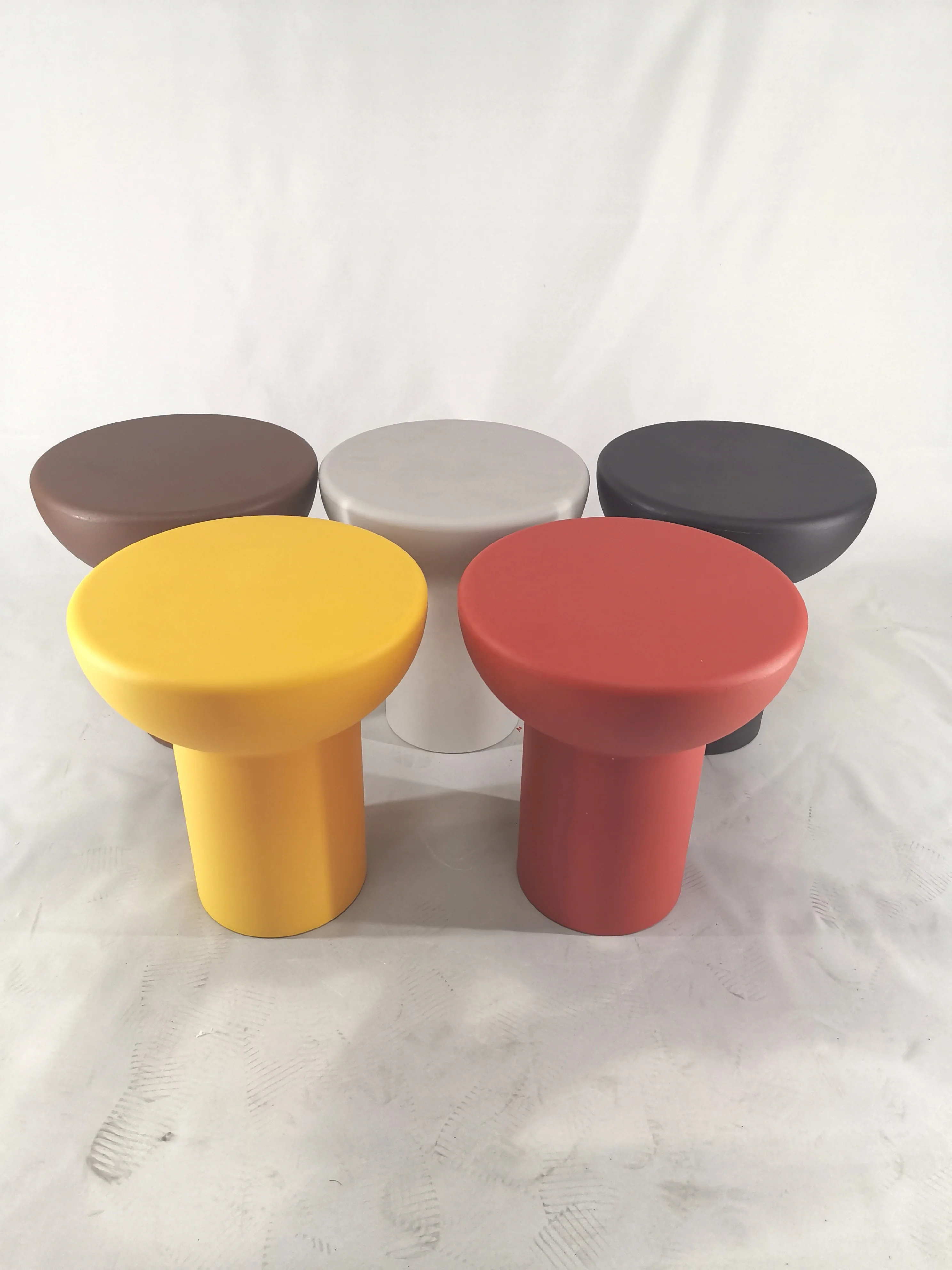 Factory HDPE Folding table round outdoor plastic coffee tables