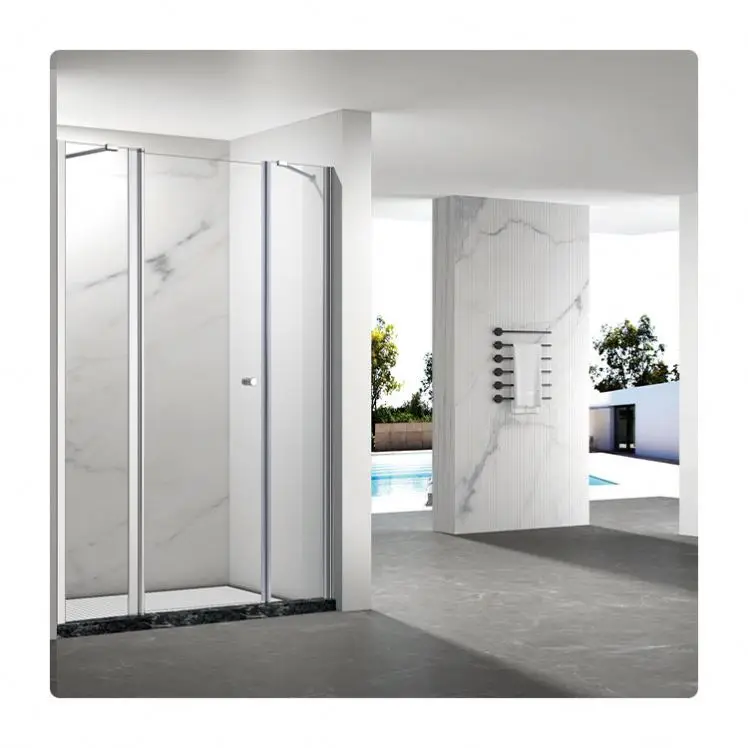 Hot Sales Custom Size Bathroom Alloy Sliding Door Smart Glass Shower Shower Enclosure