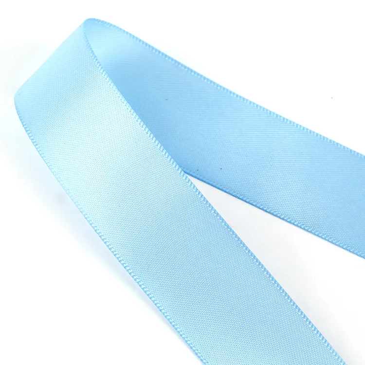 Stock 196 Colors 50Y 100Y Polyester Satin Ribbon Double Face for Gift Packaging