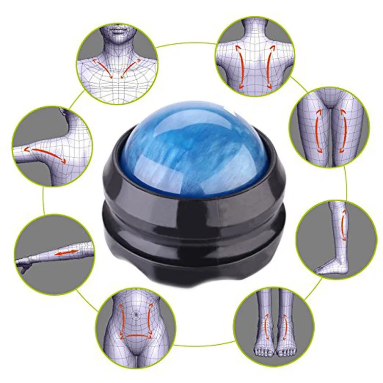 New Arrival Pain Relief Ice Massage Roller Ball Muscle Relax Body and Foot Cold Massage Roller Ball with Logo