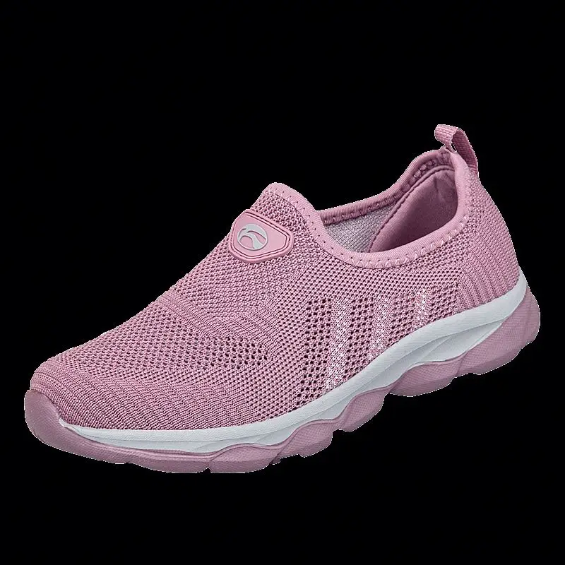 New walking shoes breathable mesh soft sole anti slip soft sole sports shoes casual and breathable
