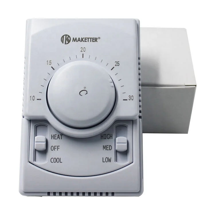 MAKETTER ABS Flame Retardant Shell DIGITAL THERMOSTAT 220V Central Air Conditioning Thermostat