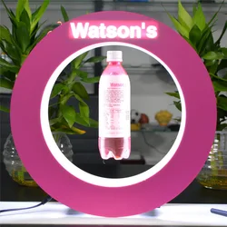 Maglve Floating Rotating Objects Device Levitating Drinks Bottle Display Stand Magnetic Levitation Display For Coke Cola Beer