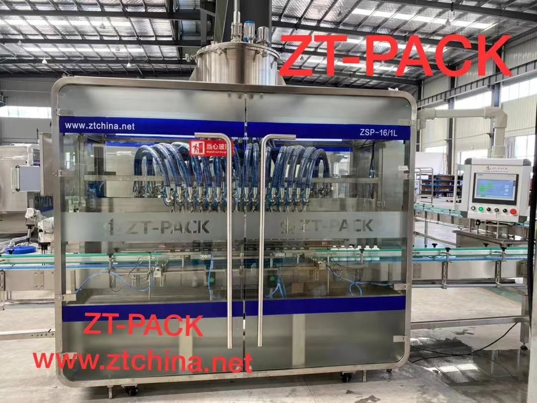 Automatic 6 Head or 8 Head Jar Cooking Piston Pump 100ml 250ml Honey/Sauce/Paste Filling Machine Production Line