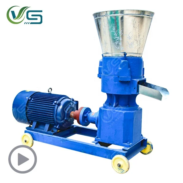 Automatic animal feed pellet machine small poultry pellet press granulator cattler feed pellet fodder making machine for animals