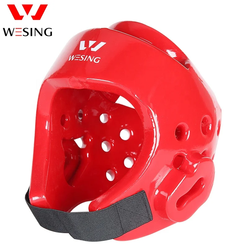 Wesing Custom Professional Taekwondo Blue Head Protector Guard Helmet Gear Red Head Guard Taekwondo