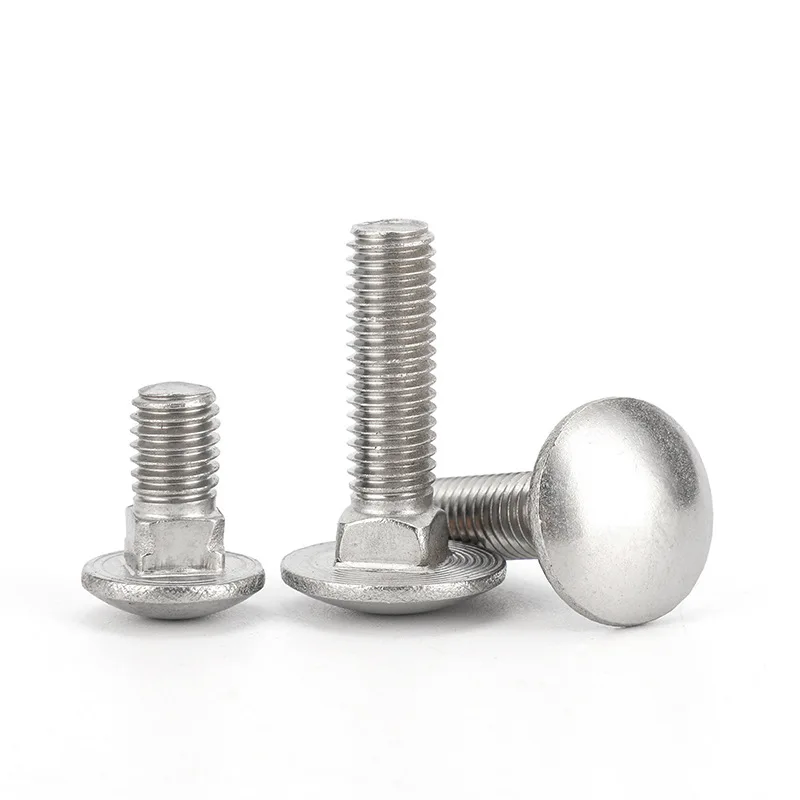 All Sizes Metric Inch  Stainless Steel SS304 SS316 Carriage Bolt