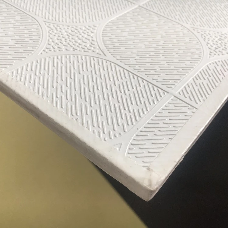 2x2 2x4 PVC LAMINATED GYPSUM CEILING TILES/BOARD/PANEL  AND ALUMINIUM FOIL BACKING